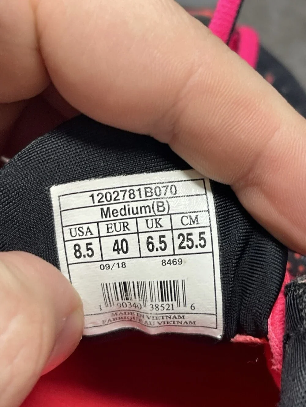 Brooks Glycerin 16 Womens Size 8.5 Black Pink Gray DNA LOFT Running Shoes